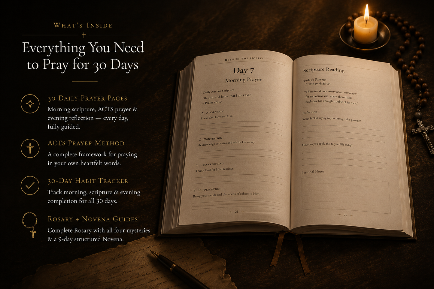 30 day Prayer Journal - LIFETIME ACCESS