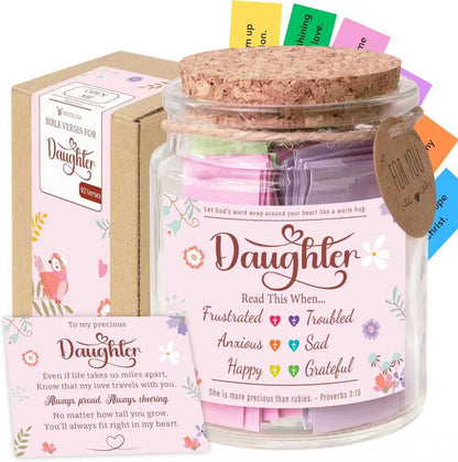 Bible Verse Glass Jar